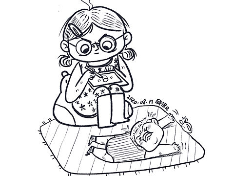 帶娃日常（個人主頁-ZNDcwNzE3MzI=） - 創(chuàng)作習(xí)作 - 站酷設(shè)計師萬里逃逃原創(chuàng)素材 - 站酷ZCOOL