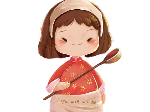 临摹鱼雨桐作品小萌人