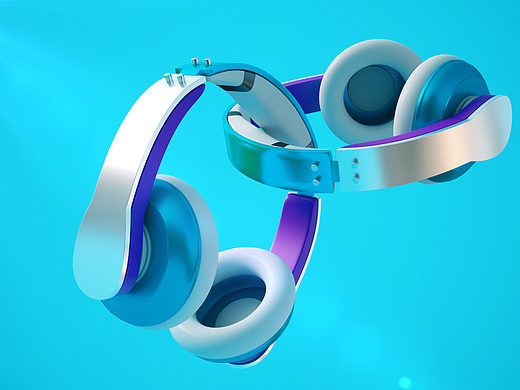 耳機(jī)建模（個人主頁-ZMzIwMTUzNDQ=） - 電子產(chǎn)品 - 站酷設(shè)計(jì)師ZY愛蘿莉原創(chuàng)素材 - 站酷ZCOOL