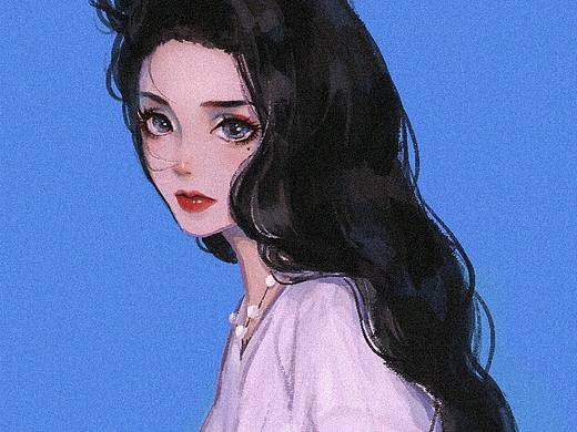 【手繪練習】每天畫一位美麗的小姐姐（個人主頁-ZNDMyNDUxNzI=） - 創(chuàng)作習作 - 站酷設計師蛋包飯JoZ原創(chuàng)素材 - 站酷ZCOOL