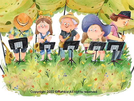 露天音樂會（個人主頁-ZNjA3ODQwMjA=） - 創(chuàng)作習(xí)作 - 站酷設(shè)計(jì)師Flankie原創(chuàng)素材 - 站酷ZCOOL