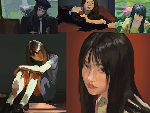 最近的一些速涂练习