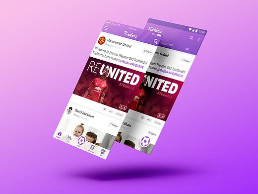 The Kickers足球App（個人主頁-ZMjA1NTQyNzY=） - APP界面 - 站酷設(shè)計(jì)師SupremrX原創(chuàng)素材 - 站酷ZCOOL