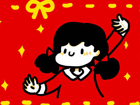 元气少女微信表情~