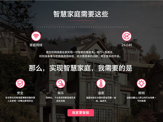 智能家居官网页面（个人主页-ZMjA4MTMxNDg=） - 企业官网 - 站酷设计师真宝子原创素材 - 站酷ZCOOL