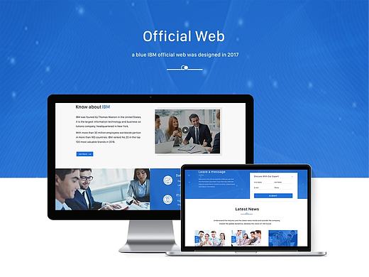 网页网站 IBM 官网改版包装