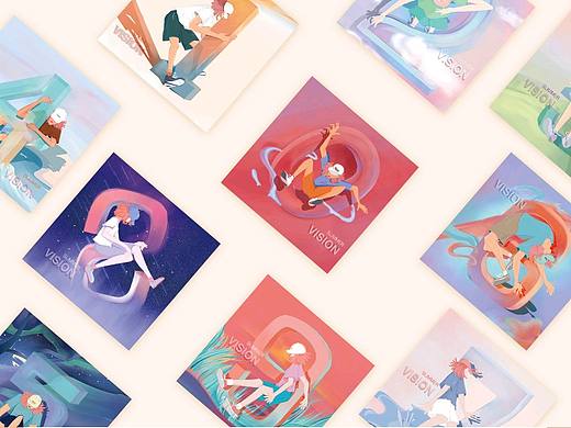 “Summer Vision”插画练习创作（个人主页-ZNTg2OTkzNzI=） - 创作习作 - 站酷设计师黎静JaneDong原创素材 - 站酷ZCOOL