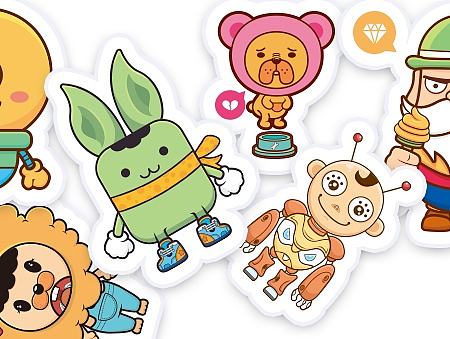 《矢量》-想破脑袋起了名（个人主页-ZMjE3MjM1MDA=） - 创作习作 - 站酷设计师饭咔咔原创素材 - 站酷ZCOOL