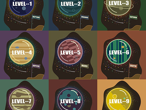 原創(chuàng)九大行星 圖標(biāo)設(shè)計(jì)（個(gè)人主頁(yè)-ZMzA5NzYwMzY=） - 圖標(biāo) - 站酷設(shè)計(jì)師ZOE趙原創(chuàng)素材 - 站酷ZCOOL