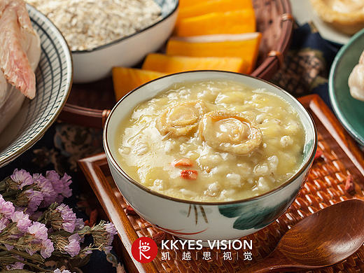 鲍鱼 燕麦 食品食物美食拍摄 商业产品摄影