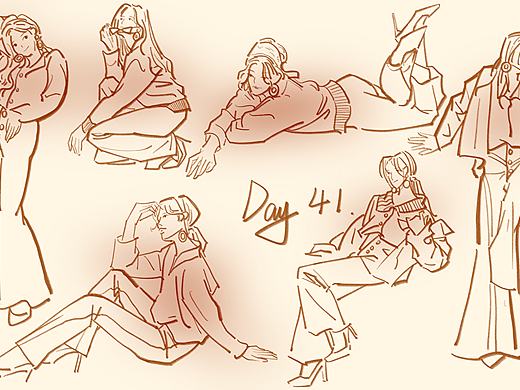 #速写60天挑战赛#day41@速写班长