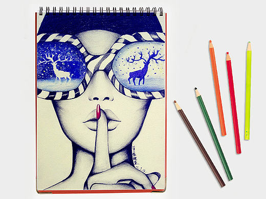 一些手绘作品（个人主页-ZMTkwNjE2MzI=） - 绘画 - 站酷设计师草祭鲤鱼原创素材 - 站酷ZCOOL