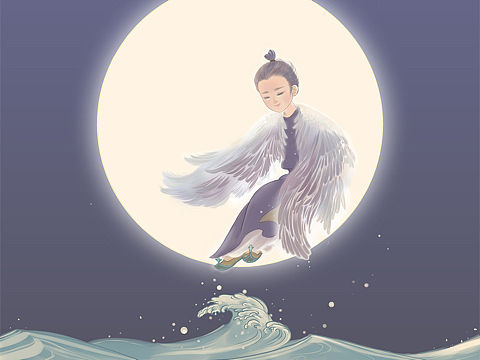 月盈踏浪归