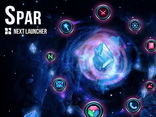 Next Launcher（Spar）（个人主页-ZMTk3NTMyOTI=） - 主题/皮肤 - 站酷设计师KennyWoo原创素材 - 站酷ZCOOL