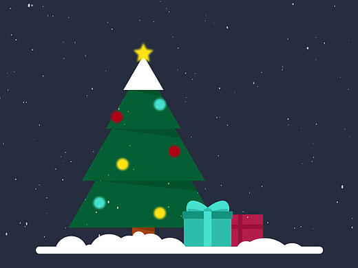 点亮圣诞树小动效（个人主页-ZMjA3NTM4ODA=） - 动效设计 - 站酷设计师塔砂原创素材 - 站酷ZCOOL