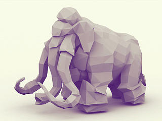 3D 动物折纸效果 水云居