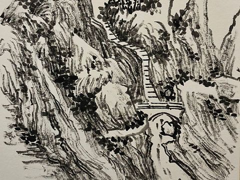 #國(guó)畫(huà)山水（個(gè)人主頁(yè)-ZNDkxNzg3OTY=） - 繪畫(huà) - 站酷設(shè)計(jì)師vita棋實(shí)77原創(chuàng)素材 - 站酷ZCOOL