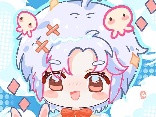 最近画的小头像，喜欢可点赞自取（个人主页-ZNjA2Njg2ODg=） - 儿童插画 - 站酷设计师鱼游游游吖游原创素材 - 站酷ZCOOL