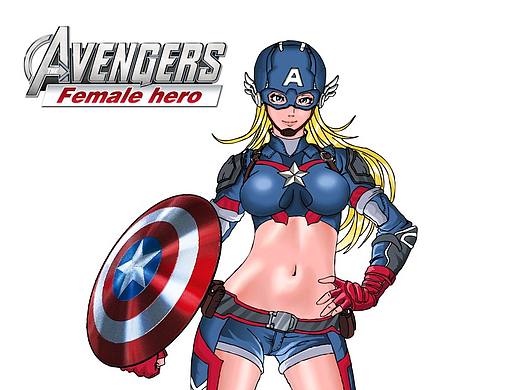 复仇者联盟之女版美国队长