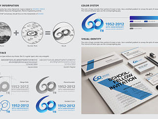 大连海洋大学60周年校庆LOGO新版
