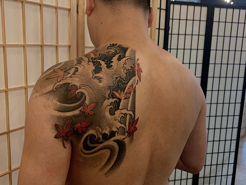 一个遮盖作品