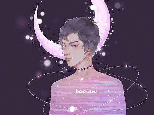 笆篇/星月/如君（個人主頁-ZMzg1Nzg0MzY=） - 藝術(shù)插畫 - 站酷設(shè)計師笆篇原創(chuàng)素材 - 站酷ZCOOL