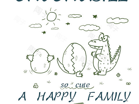 小鳄鱼简笔画打卡～