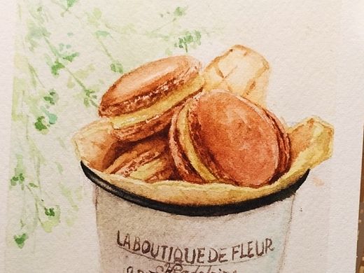水彩手绘美食插画26
