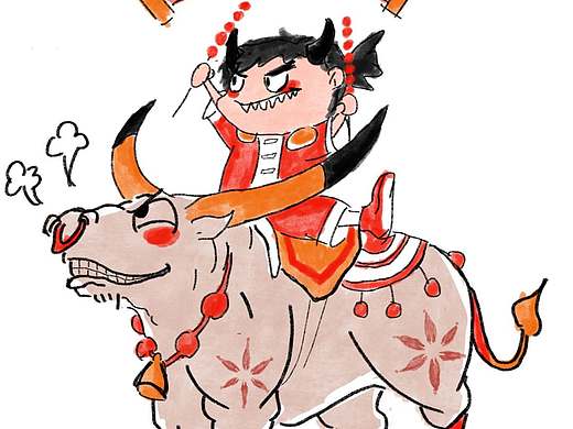 龇牙咧嘴的小破孩