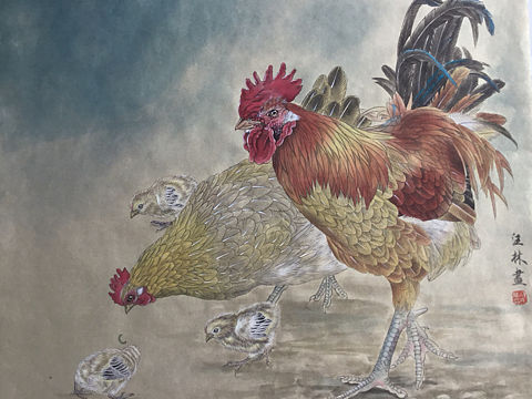 汪林近期工笔画作品
