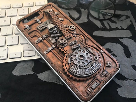 机械吉他:guitar:手机壳