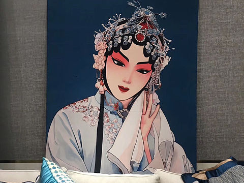 现代新中式（个人主页-ZMzUwMDc0OTI=） - 商业插画 - 站酷设计师麦锋原创素材 - 站酷ZCOOL