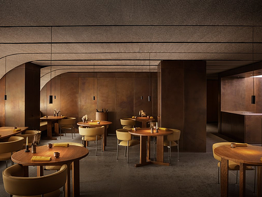 轻奢感木质餐厅装修设计案例鉴赏