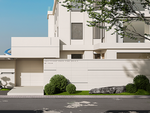 别墅外观效果图