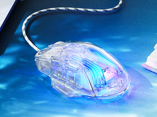 透明鼠标/耳机渲染