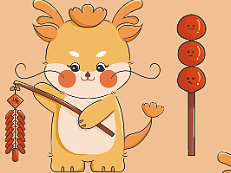 十二生肖貼紙之龍