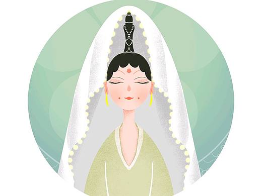 十二花神系列丨二月杏花花神