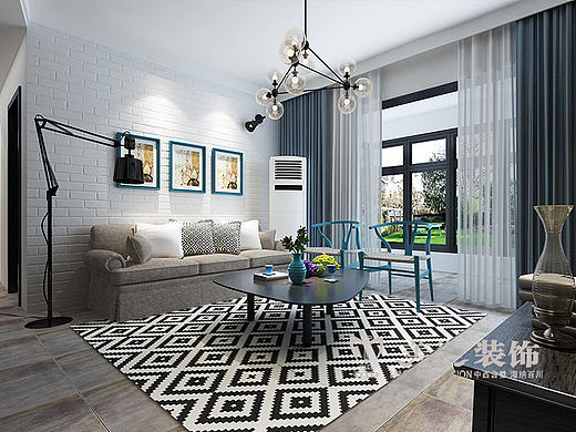 郑州华启唐宁1號120平三室咨询样板间设计