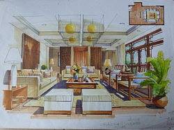 室內(nèi)設(shè)計(jì)手繪