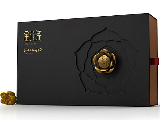 金花茶，国荟金花茶包装设计，金花茶叶，金花茶叶礼盒包装设计，金花茶包装设计，广西金花茶包装设计