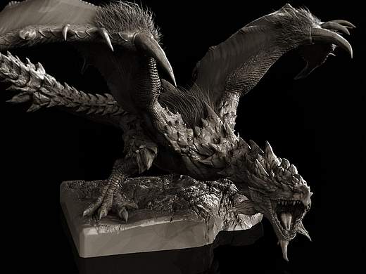 雌火龙（个人主页-ZMjAzNjY4NzY=） - 人物/生物 - 站酷设计师极道斋原创素材 - 站酷ZCOOL