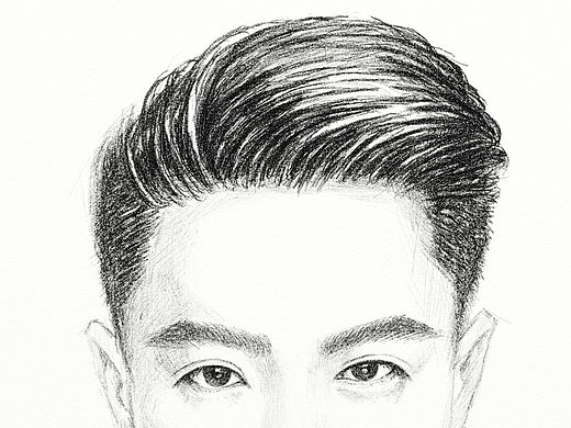 素描画 帅哥 有点像霍建华