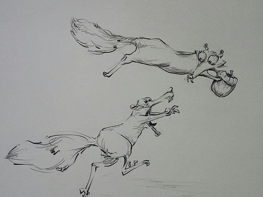 炭笔画速写-素描