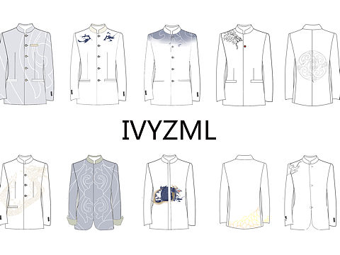 中式西服（個人主頁-ZNTM2NTAzMjQ=） - 正裝/禮服 - 站酷設(shè)計師IVYSJ原創(chuàng)素材 - 站酷ZCOOL