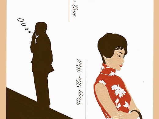 插画王家卫_素材网站_图片免费下载-zcool站酷