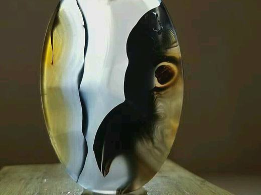 戴诗玉髓/珠宝工作室,天然海洋玉髓图案你看到的画面像什么呢~