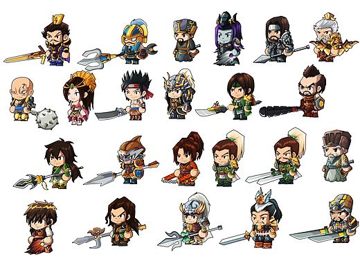 [三国英雄]部分英雄与士兵设定