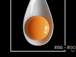 一颗鸡蛋 - PS写实