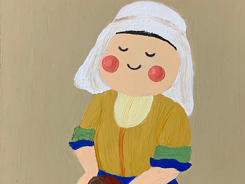 倒牛奶的可爱女仆