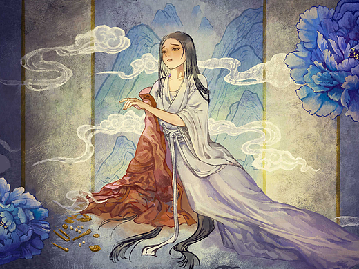 梁山伯与祝英台系列插画